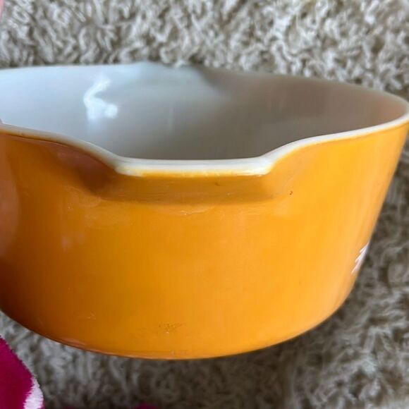 Vintage Pyrex Butterfly Gold 475-B Casserole Bowl with Lid 2.5 L - Picture 11 of 16